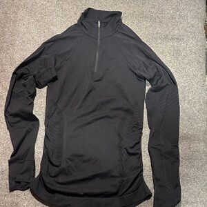 Athleta Black quarter zip shirt